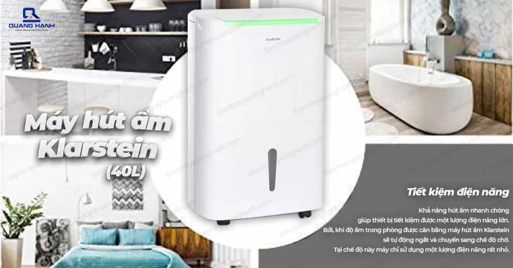 Máy Hút ẩm klarstein 40l