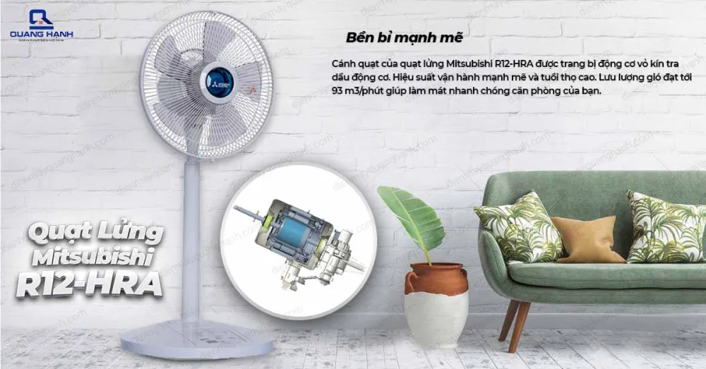 Quạt Lửng Mitsubishi R12-HRA