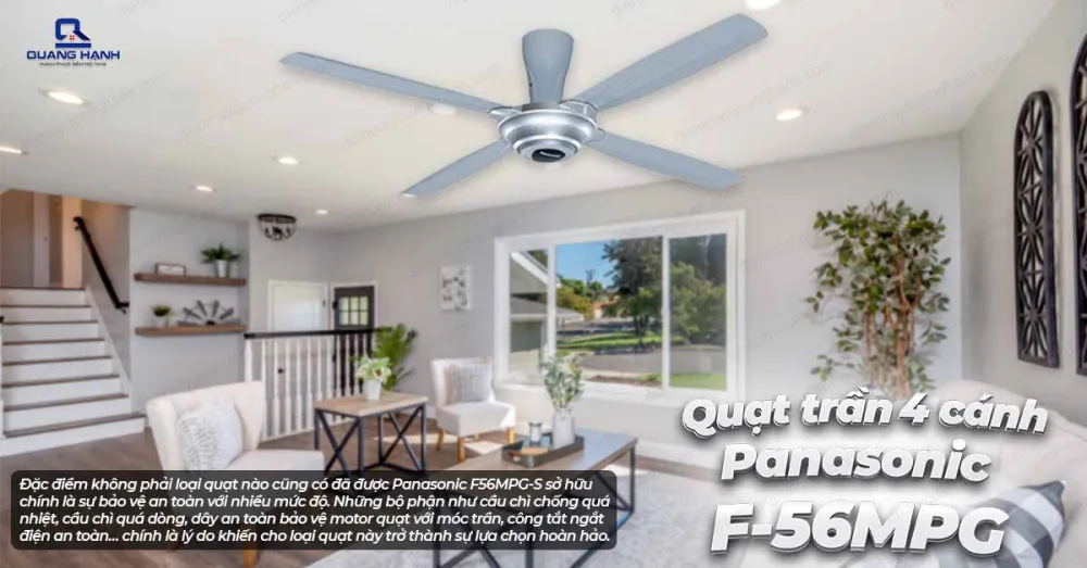 Quạt trần 5 cánh Panasonic F-60TDN