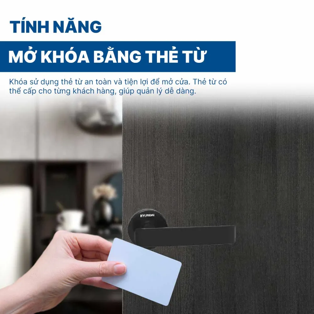 Khoá điện tử Hyundai khách sạn HY-HL03