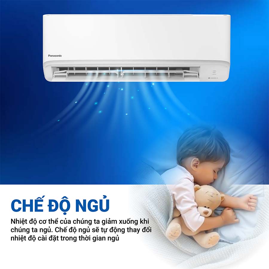Chế độ ngủ đêm Sleep giúp duy trì nhiệt độ ổn định suốt đêm