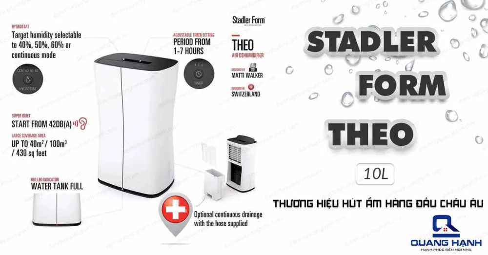 Máy hút ẩm Stadler Form Theo 10L