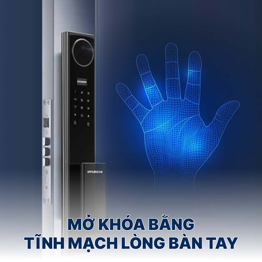Khoá điện tử Hyundai cửa gỗ HY-SLA911F