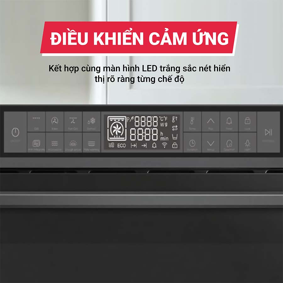 Lò vi sóng kết hợp nướng âm tủ 38 lít Hafele HC-MWO381B 495.10.044