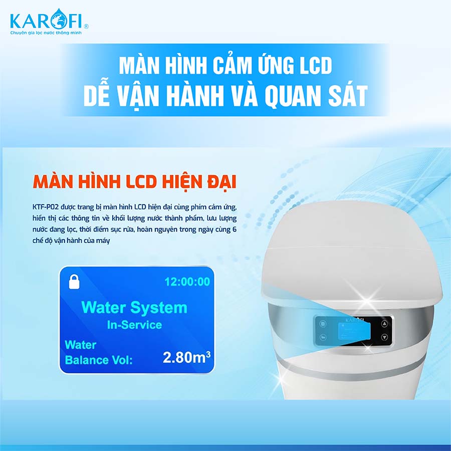 Lọc tổng trung tâm cao cấp Karofi KTF-P02