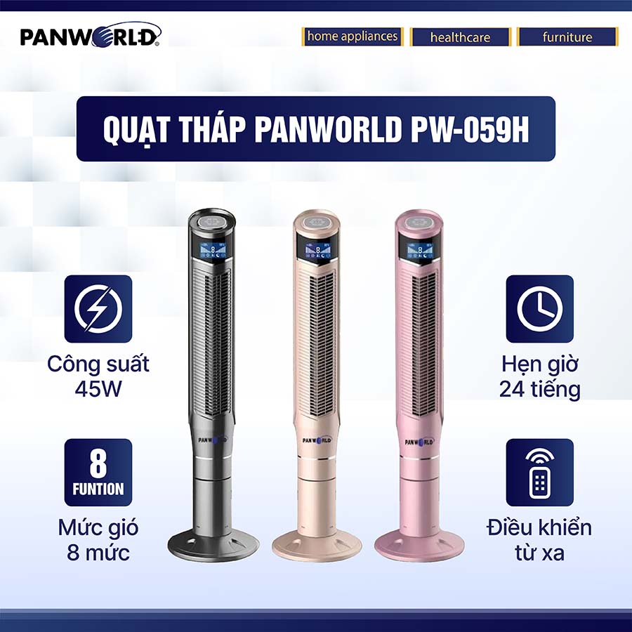 Quạt tháp Panworld PW-059H 45W