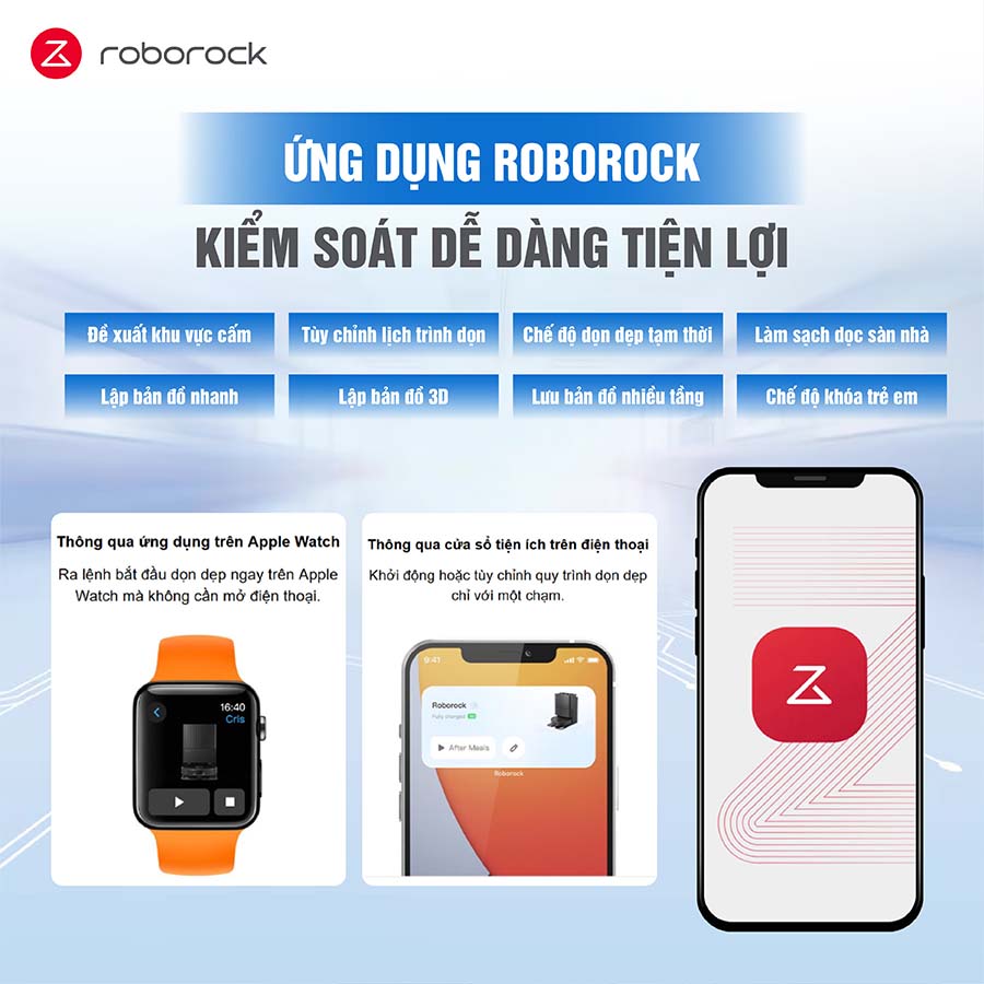 Robot hút bụi lau nhà Roborock QR 798