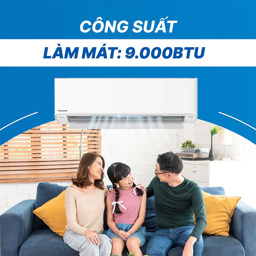 Điều hòa Panasonic CU/CS-U9ZKH-8 có công suất làm lạnh 9000 BTU