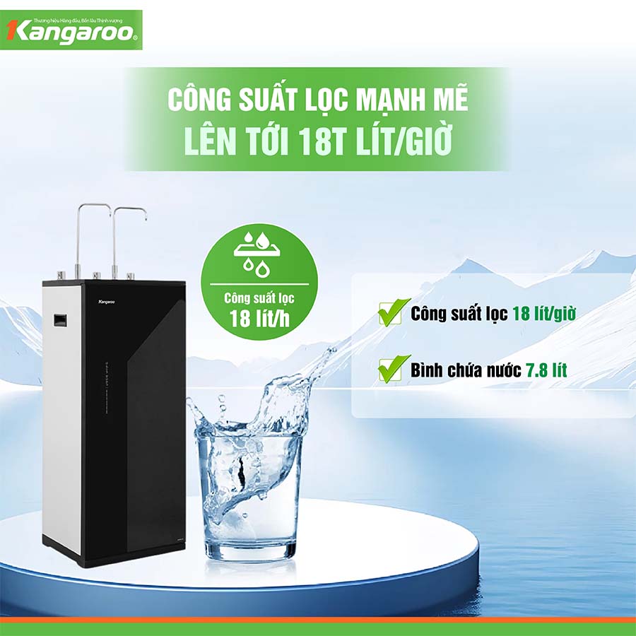 Máy lọc nước nóng lạnh Kangaroo KG10A17
