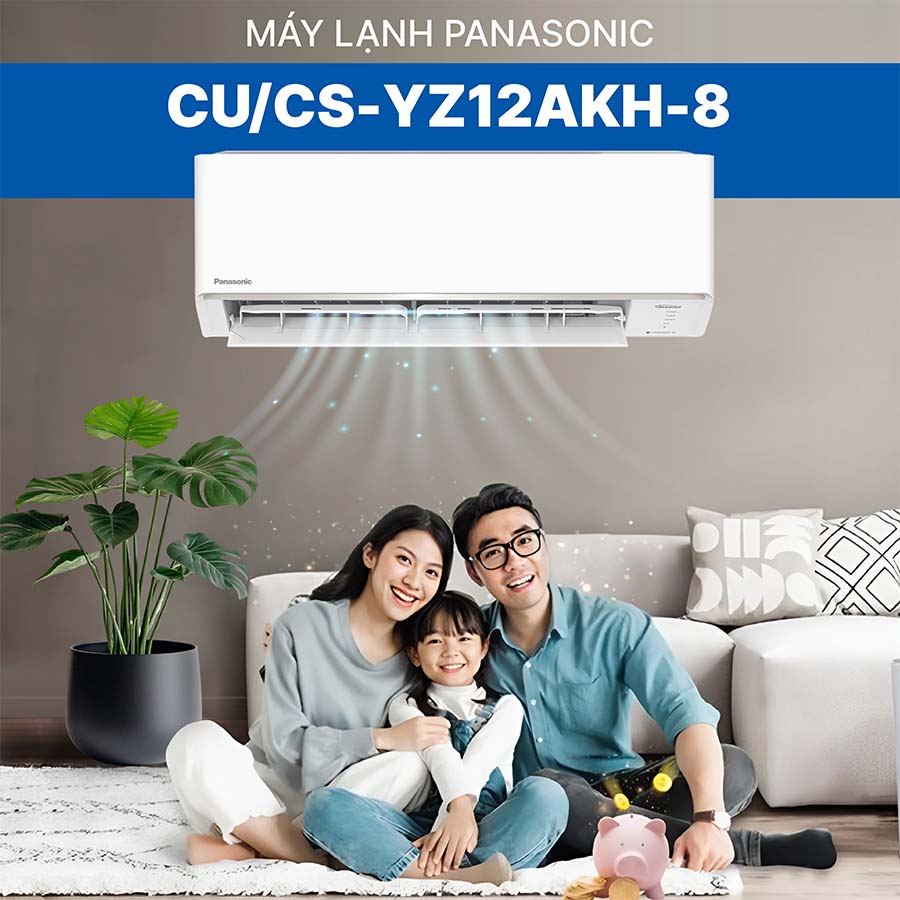 Điều hòa 2 chiều 12000 BTU Panasonic Inverter CU/CS-YZ12AKH-8