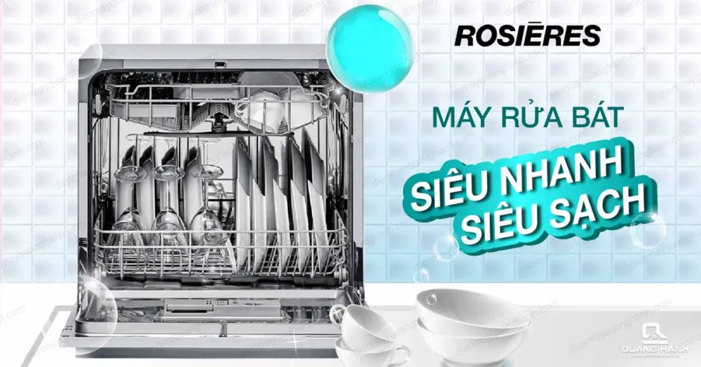 Máy rửa bát Rosieres RF3E7DX-04
