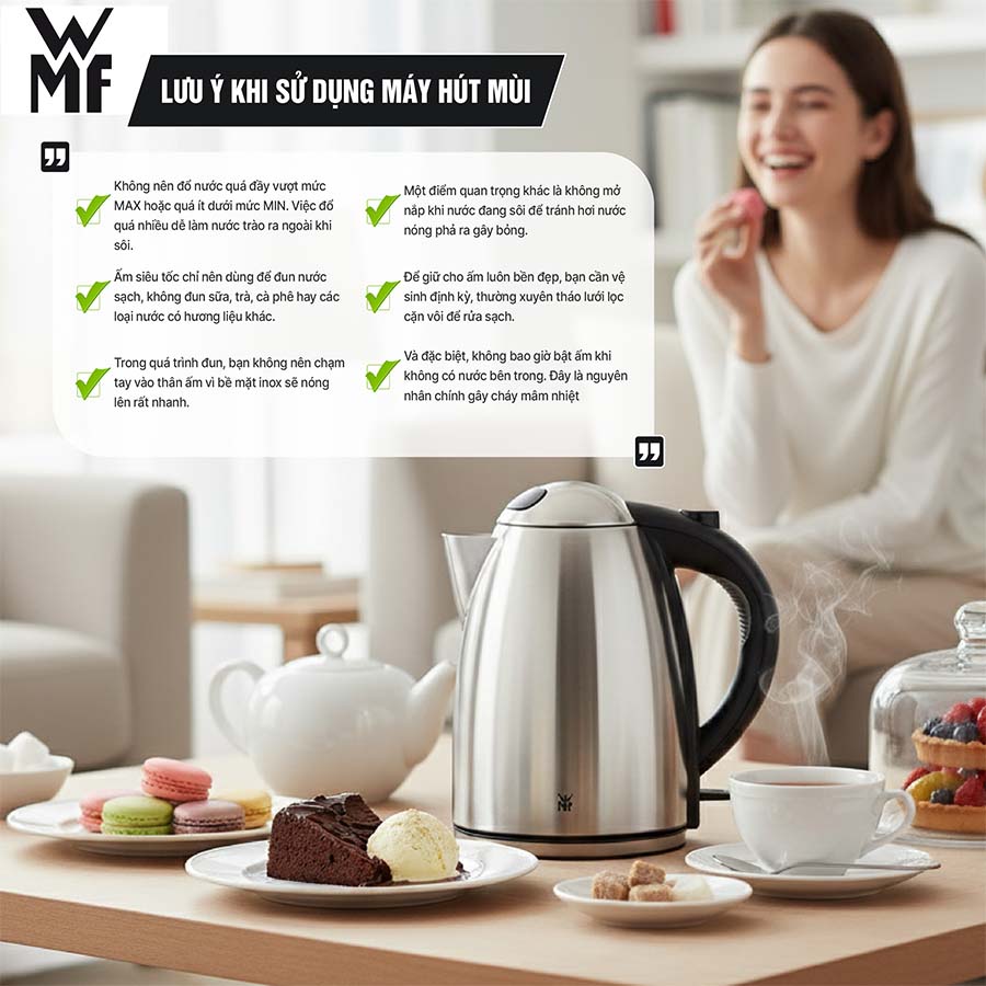 Ấm siêu tốc WMF Stelio 0413020012