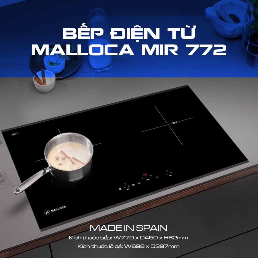 Bếp Điện Từ Malloca MIR 772