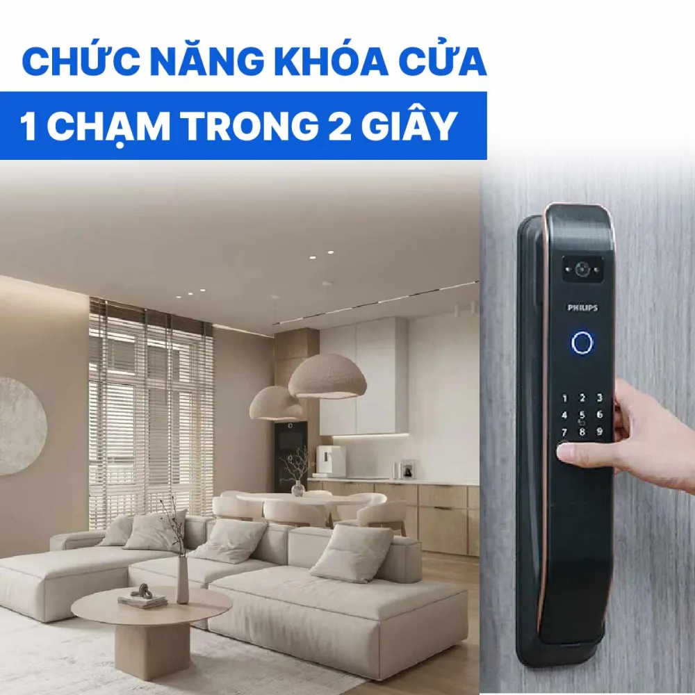 Khóa cửa thông minh Philips DDL303
