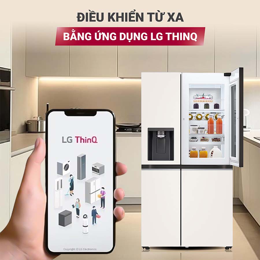 Tủ lạnh LG Inverter 635 lít GR-X257BG
