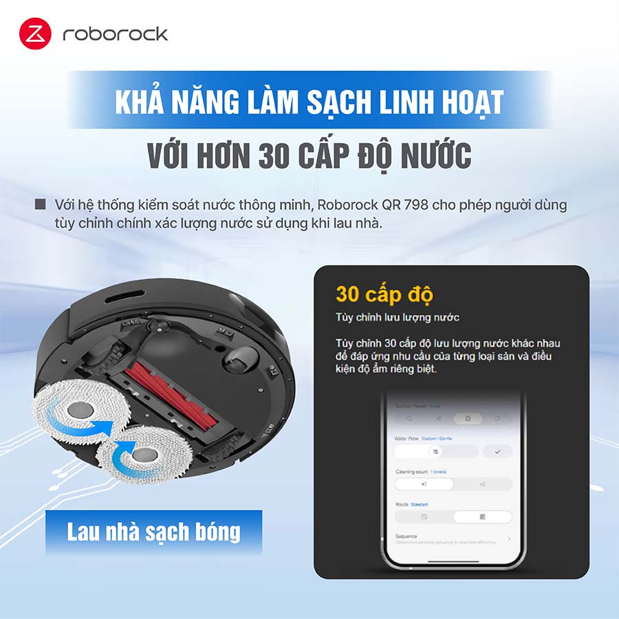 Robot hút bụi lau nhà Roborock QR 798