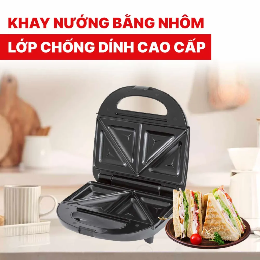 Máy nướng bánh mì sandwich Silvercrest SSWM 700B1