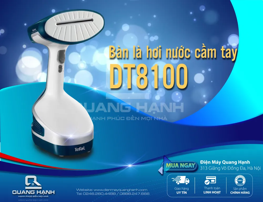 Bàn là hơi nước cầm tay Tefal DT8100 1600W	