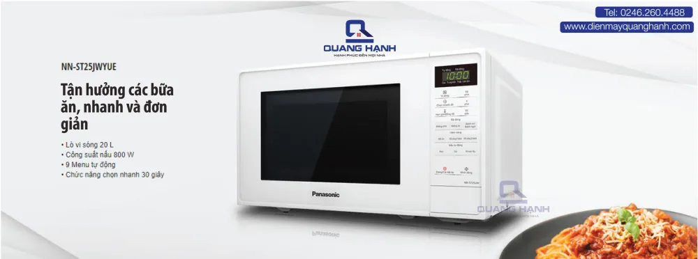 Lò vi sóng Panasonic NN-ST25JWYUE