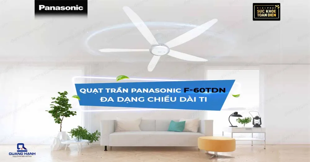 Quạt trần 5 cánh Panasonic F-60TDN