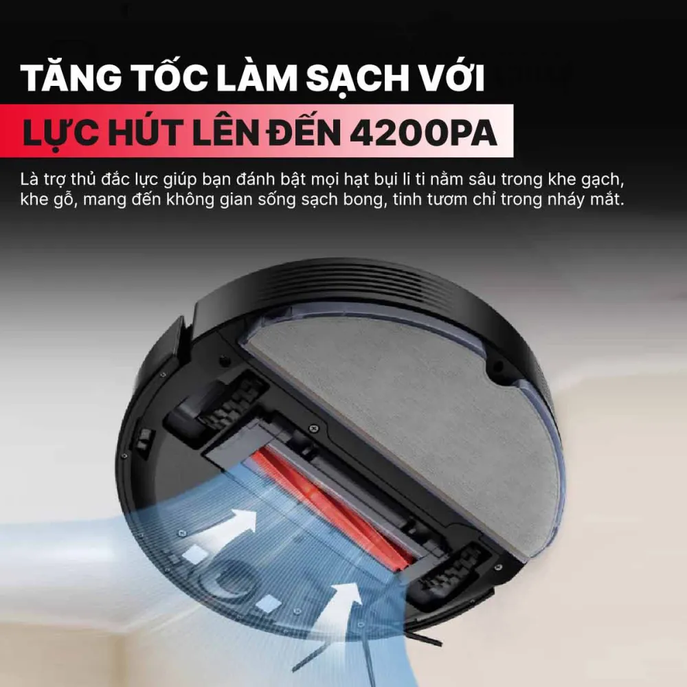 Robot Hút Bụi Lau Nhà Roborock Q7 Max Plus 