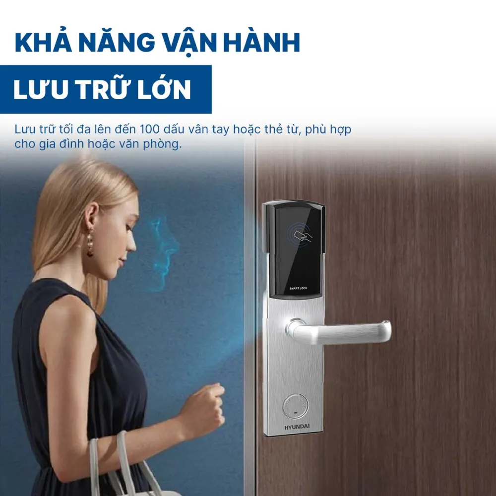 Khoá điện tử Hyundai khách sạn HY-HL01