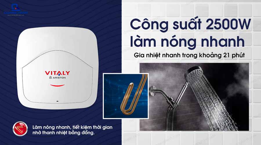 Thanh đốt 100% đồng, cho độ bền vượt trội