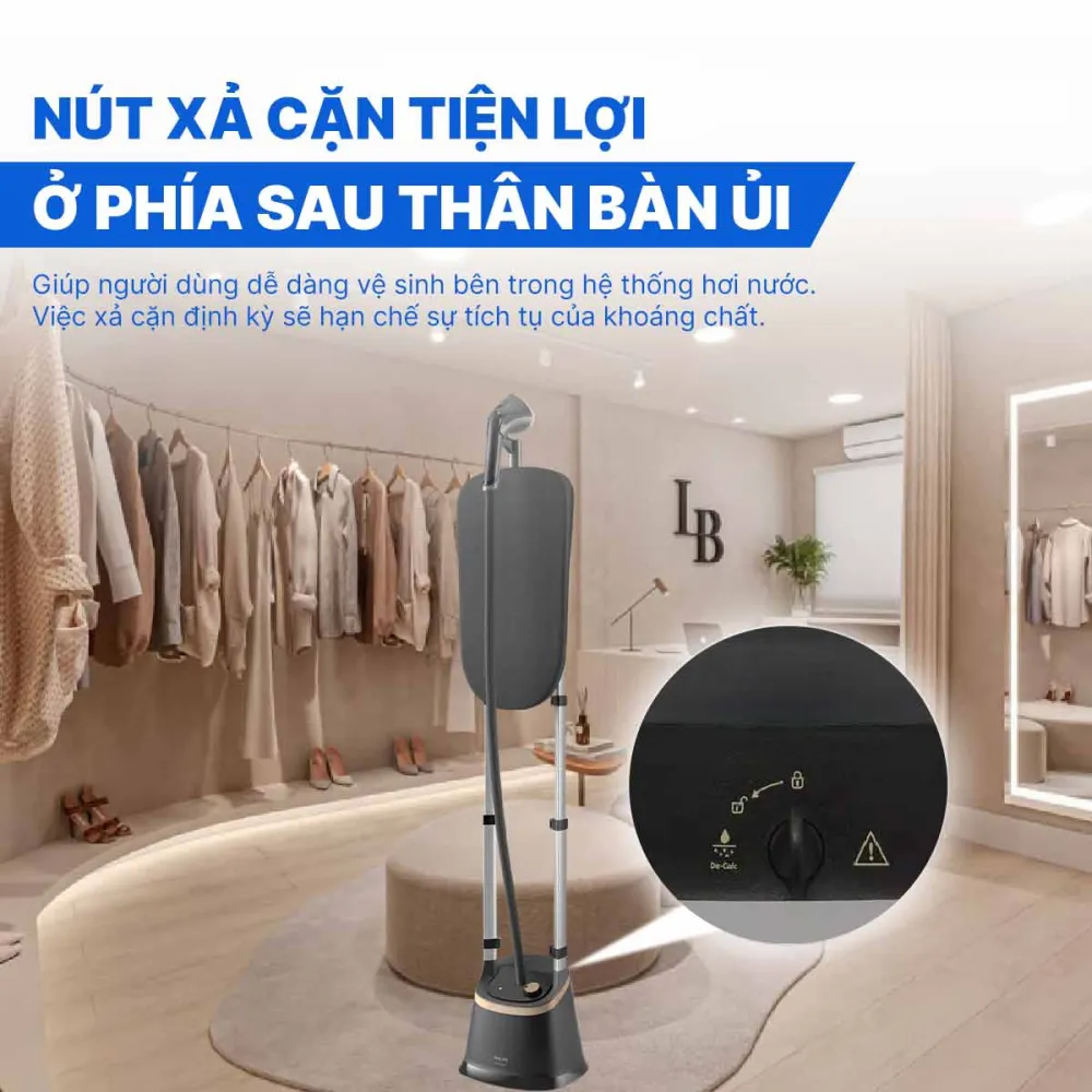 Bàn ủi hơi nước đứng Philips STE3170/80 2000W