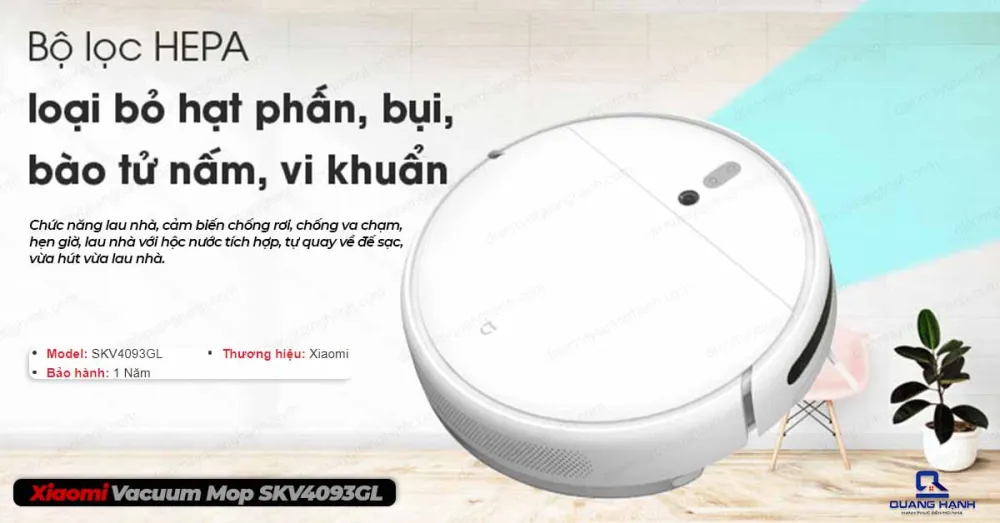 Robot hút bụi Xiaomi Vacuum Mop SKV4093GL