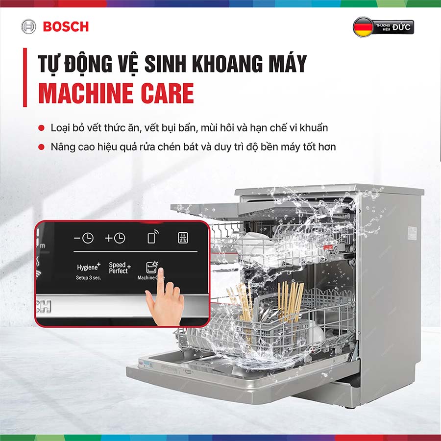 Máy rửa bát Bosch SMS6ZCI00P mẫu mới 2025
