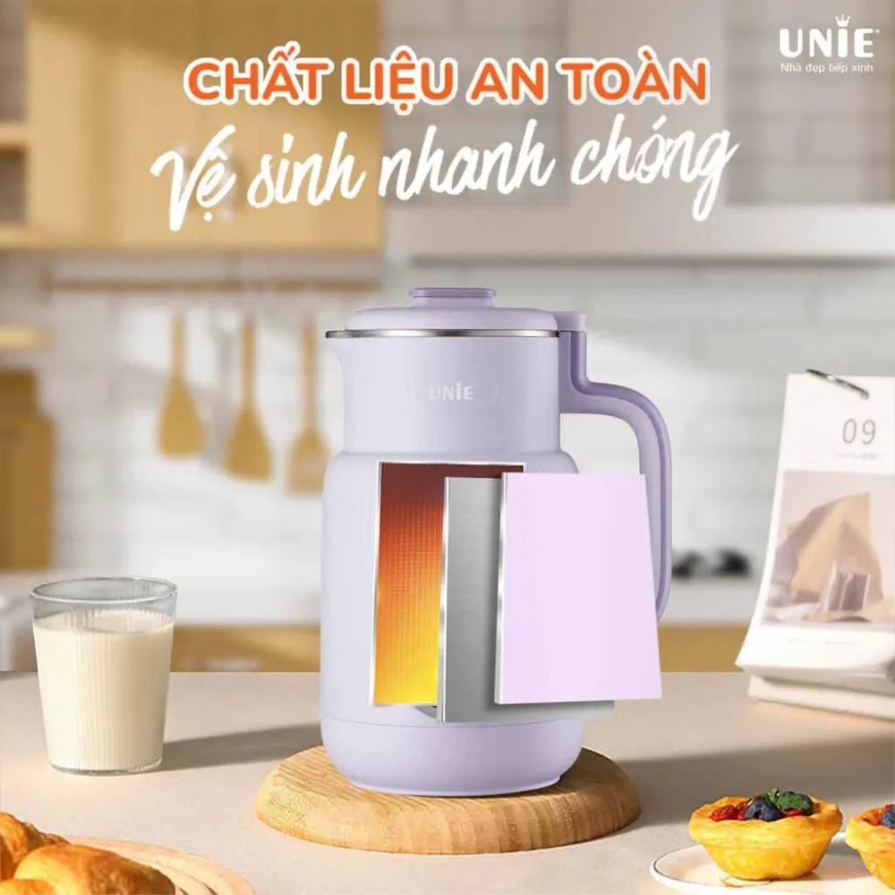 Chất liệu an toàn, vệ sinh nhanh chóng