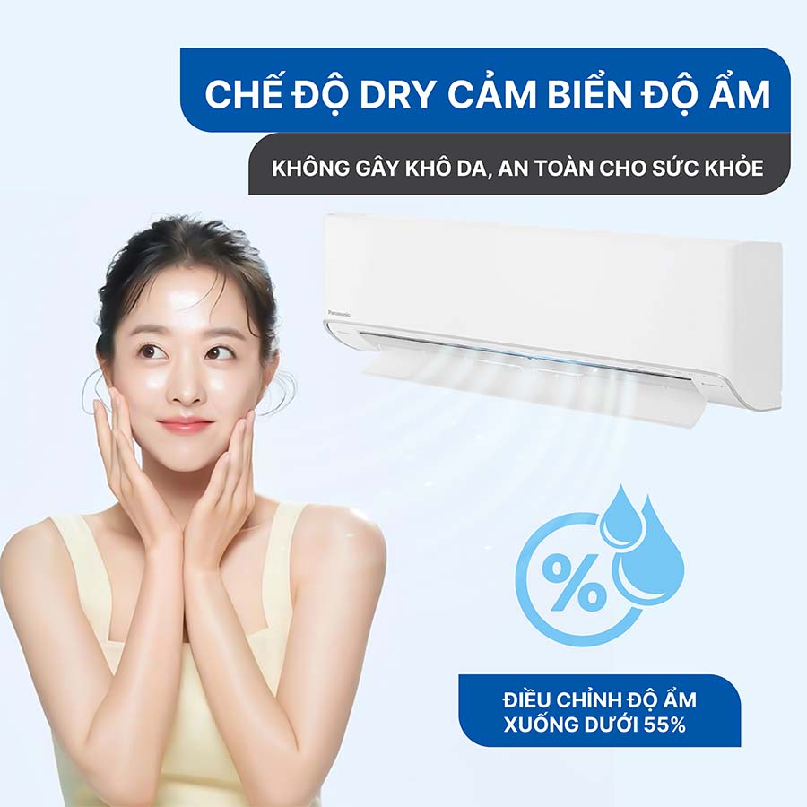 Điều hòa Panasonic CU/CS-XU12ZKH-8 tích hợp chế độ kiểm soát độ ẩm