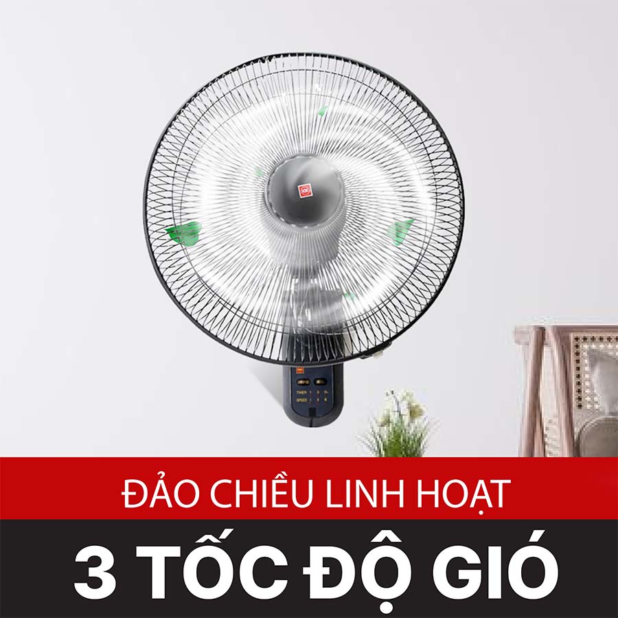 Quạt treo tường KDK M40M có điều khiển