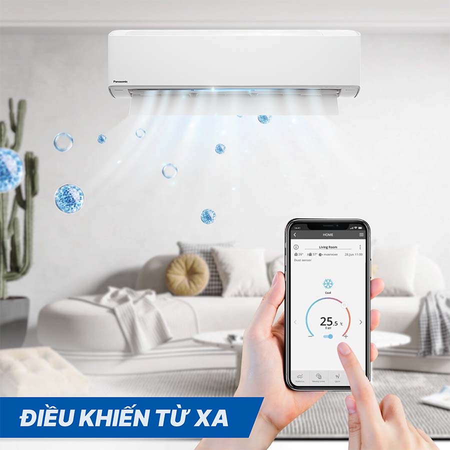 Điều hòa Panasonic CU/CS-XU18ZKH-8 có thể điều khiển từ xa