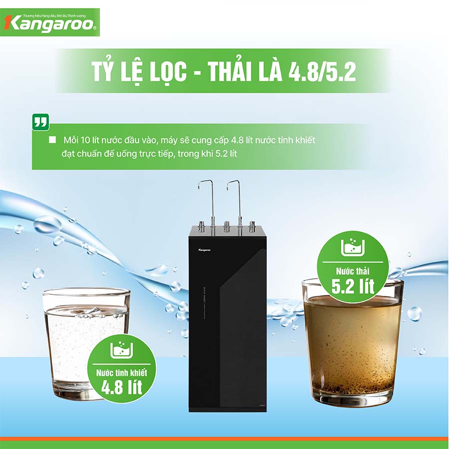 Máy lọc nước nóng lạnh Kangaroo KG10A17