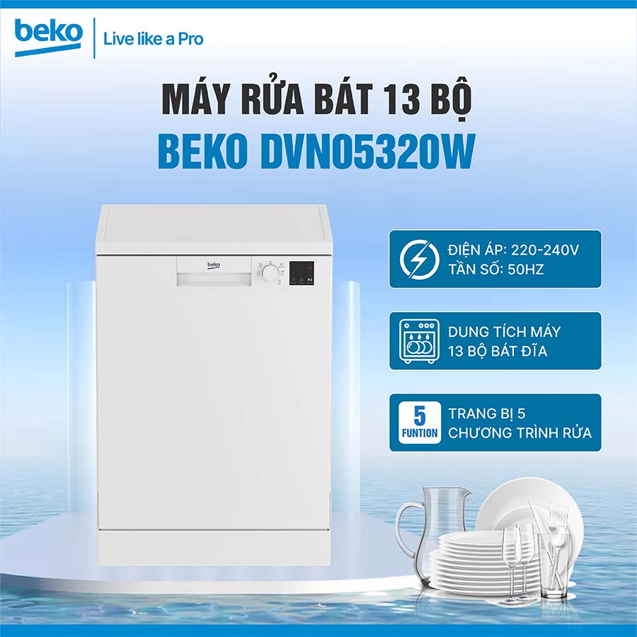 Máy rửa bát Beko DVN05320W