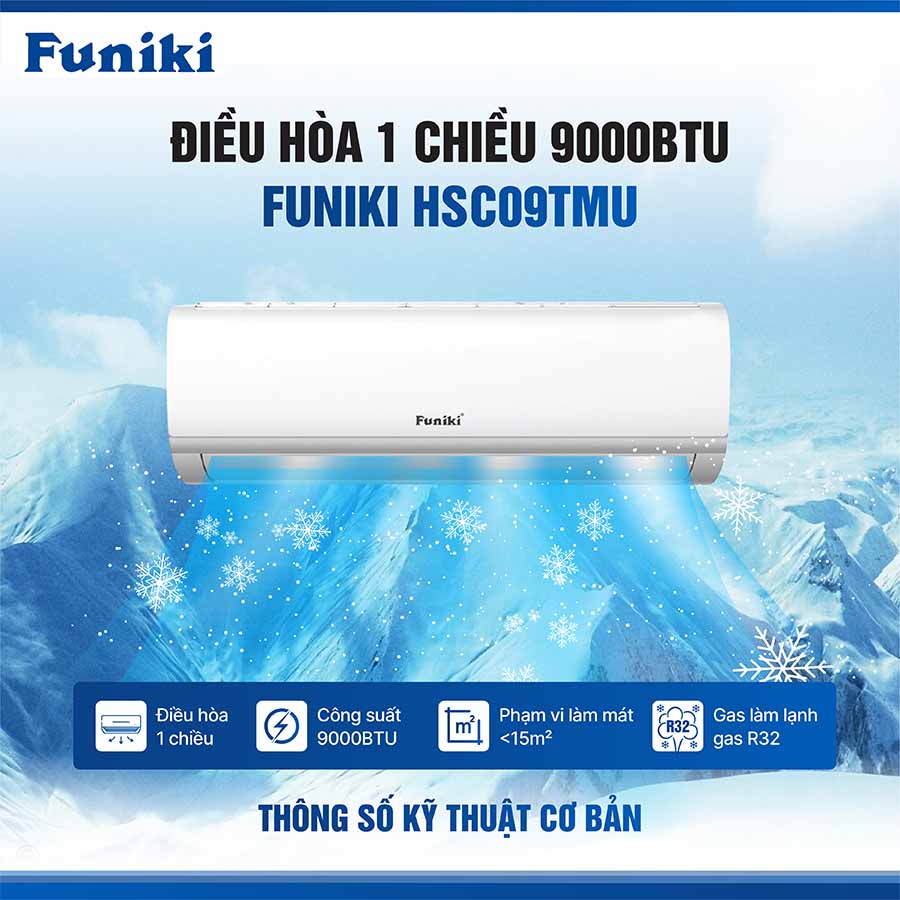 Điều hoà Funiki 1 HP 9000BTU HSC09TMU