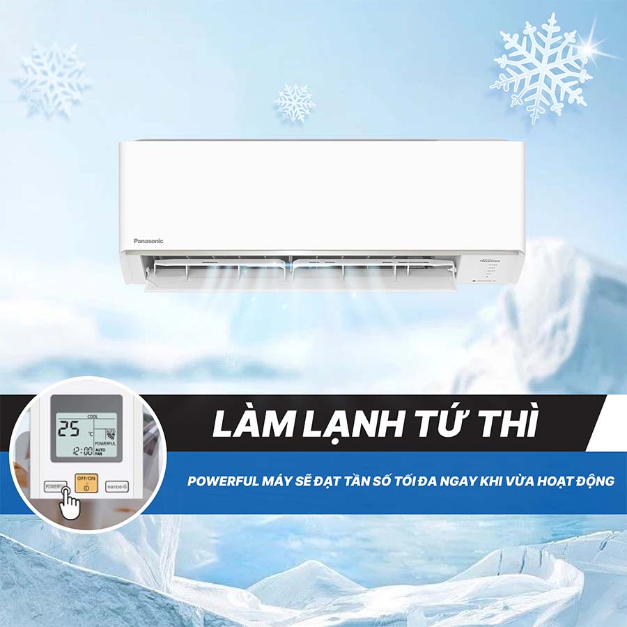 Chế độ Powerful làm lạnh tức thì
