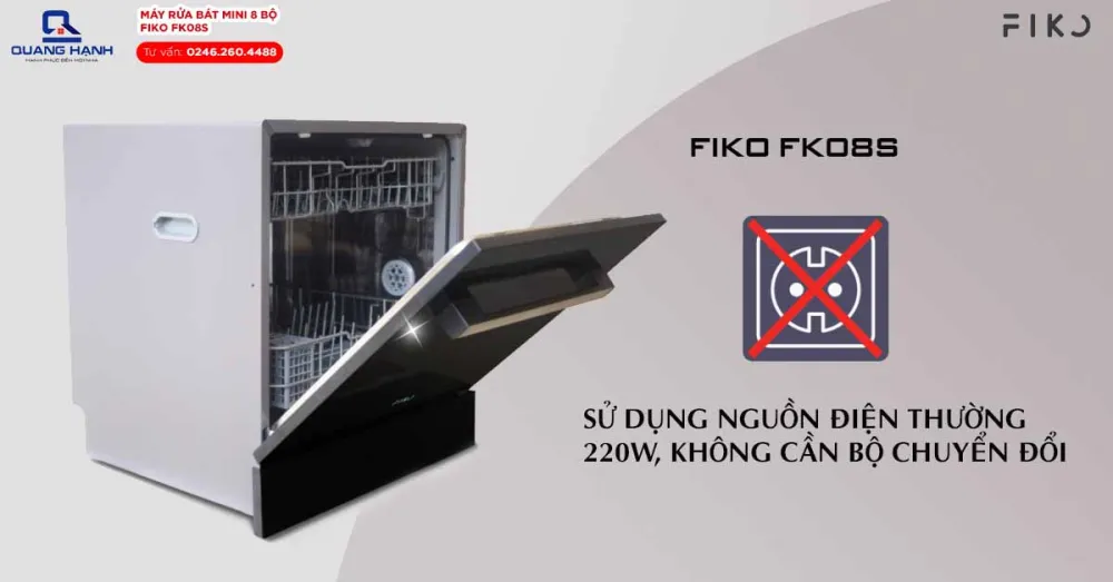 Máy rửa bát Fiko FK08S