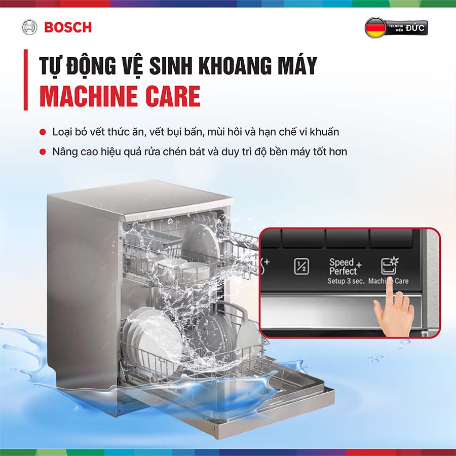 Tính năng tự vệ sinh máy giữ máy luôn sạch sẽ và bền bỉ