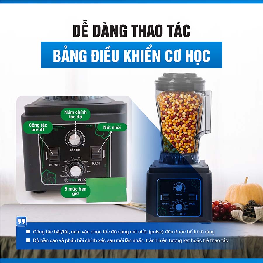 Máy xay công nghiệp Promix PM-945B model mới nhất 2025