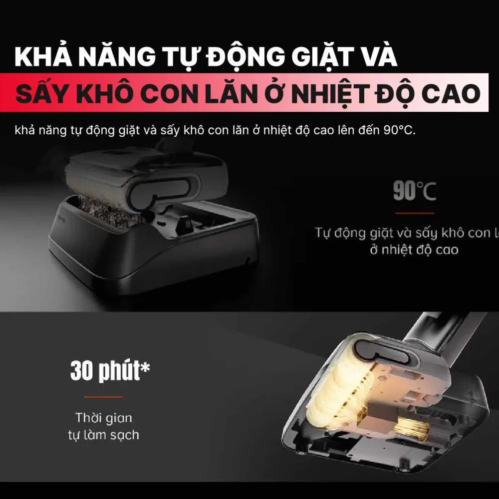 Máy hút bụi lau nhà cầm tay Roborock F25 RT