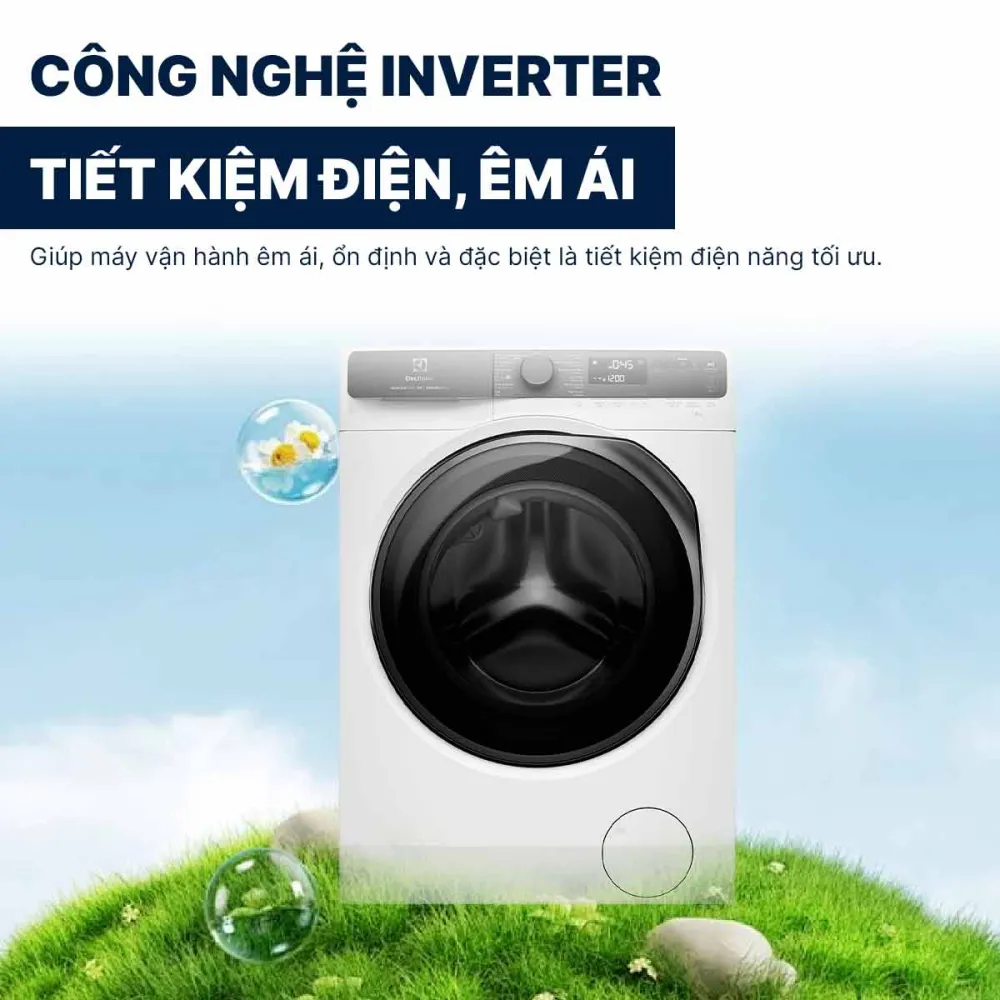 Máy giặt Electrolux Inverter 10Kg EWF1043R7WC