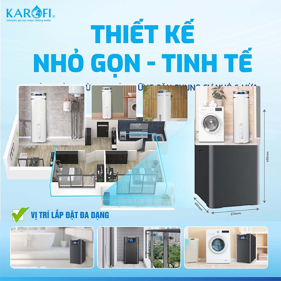 Lọc tổng trung tâm cao cấp Karofi KTF-P01