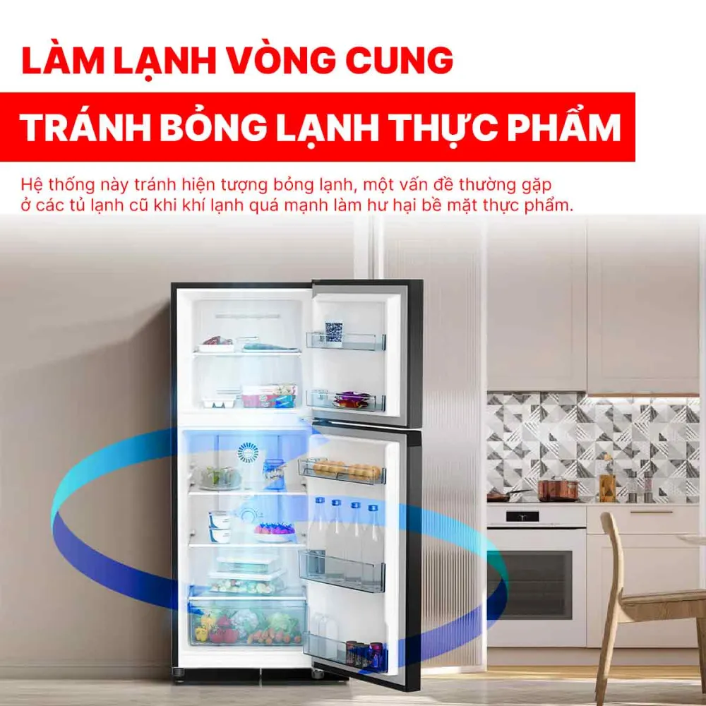 Tủ lạnh Hitachi Inverter 240 lít HRTN5255MFUVN