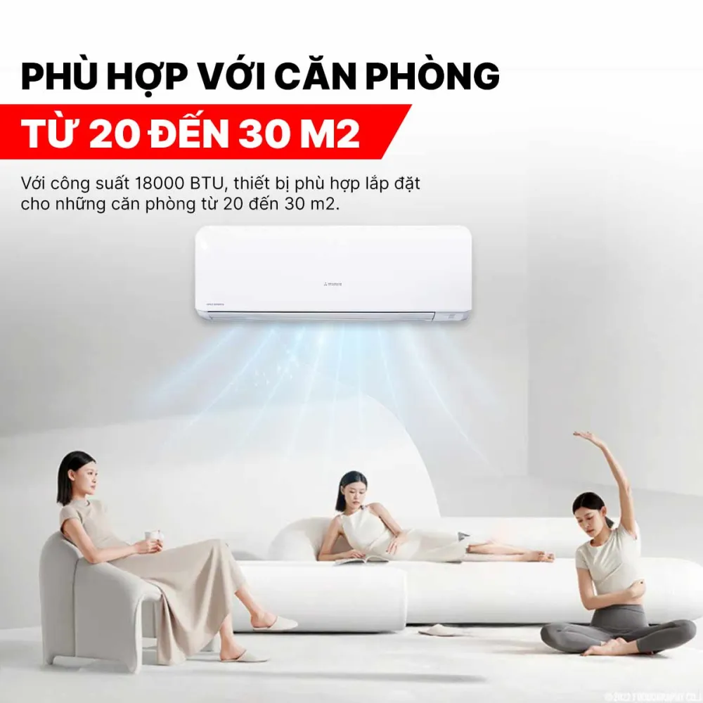Điều hòa Mitsubishi Heavy 18000BTU SRK/SRC18YXS-W5