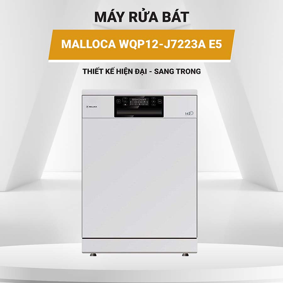 Máy rửa bát Malloca WQP12-J7223A E5
