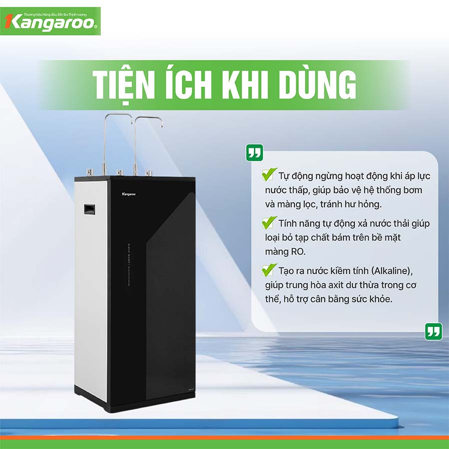 Máy lọc nước nóng lạnh Kangaroo KG10A17