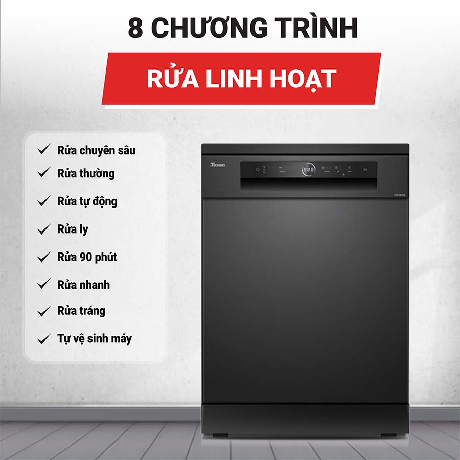 Máy rửa bát 15 bộ Texgio TGF3815B