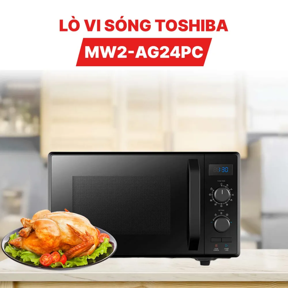 Lò vi sóng Toshiba MW2-AG24PC(BK) 24L